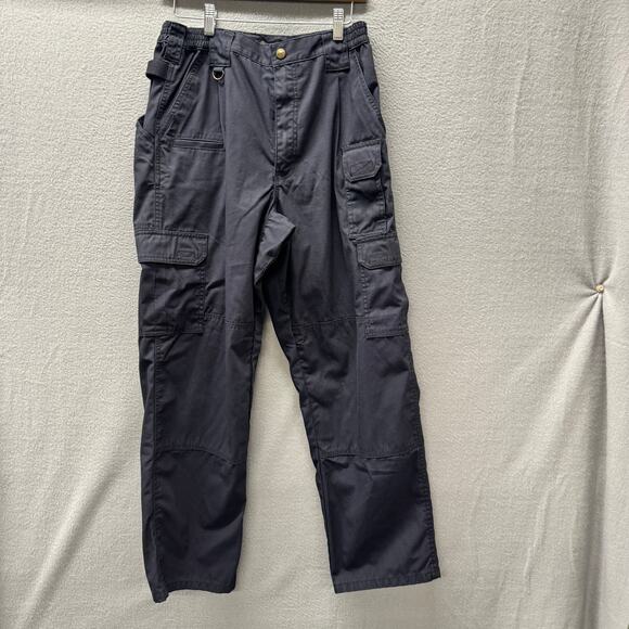 5.11 Tactical Pants Mens 32x30 ACTUAL Navy Blue Taclite Pro Ripstop Cargo - Picture 2 of 10